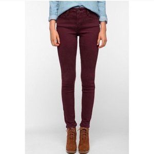 LF Carmar Burgundy Maroon Skinny Jeans